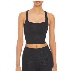 NWOT BEYOND YOGA CROC PRINT TANK